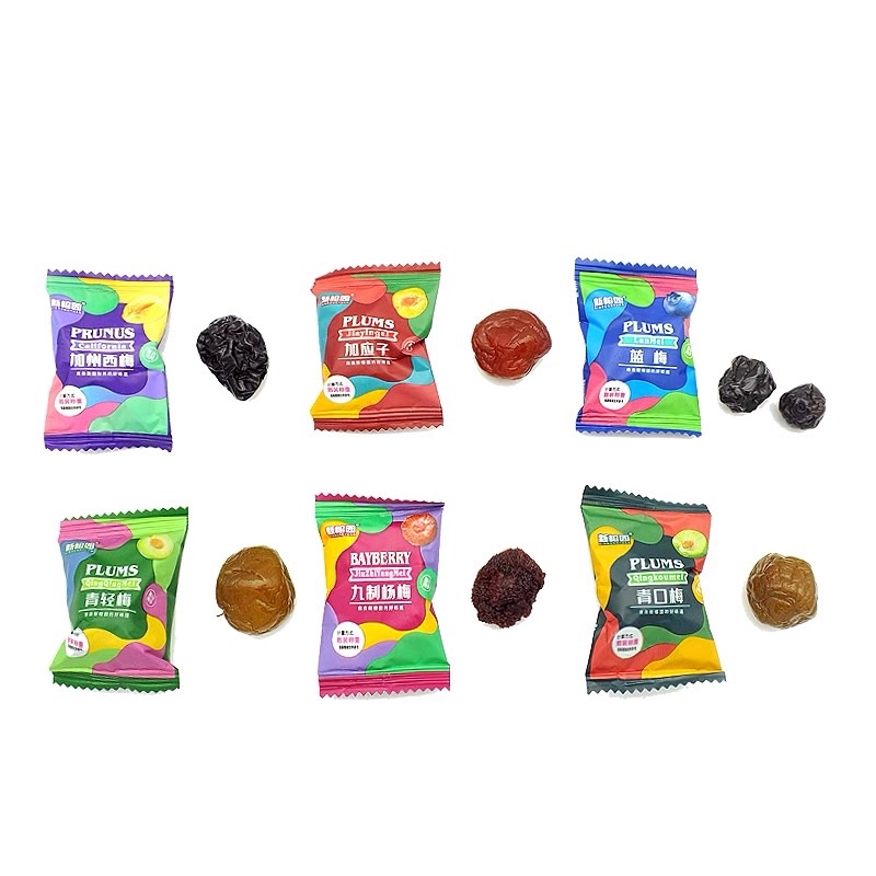 Ô mai mận Plums mix vị gói 500gr