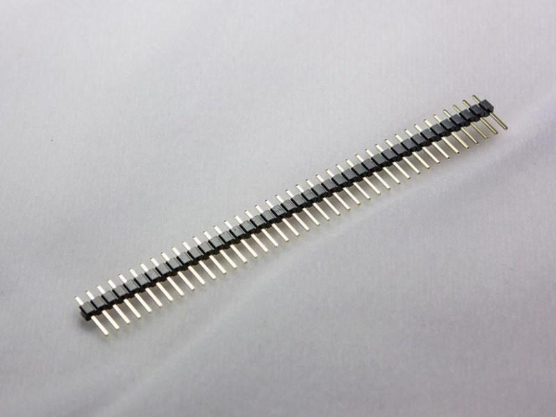 Male Header, Single, Straight Pin, 40 Pin (Header 2.54 40Pin)