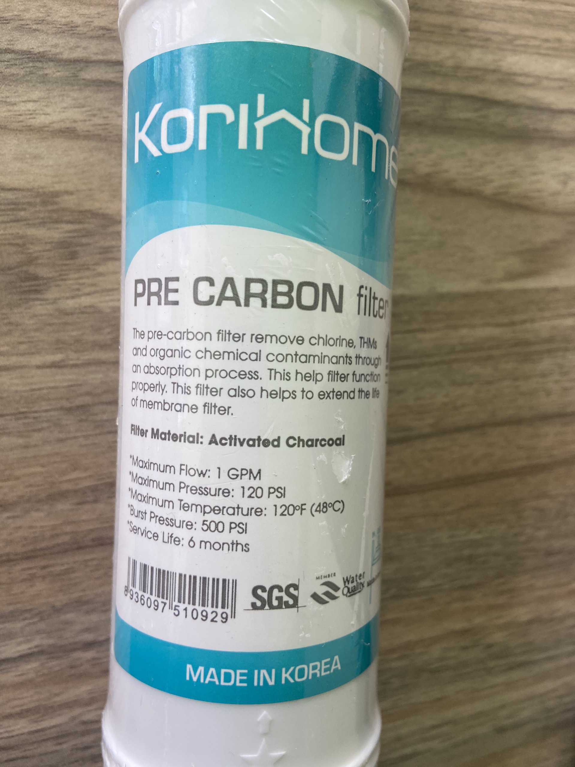 Lõi lọc thô Korihome số 2 Pre Carbon