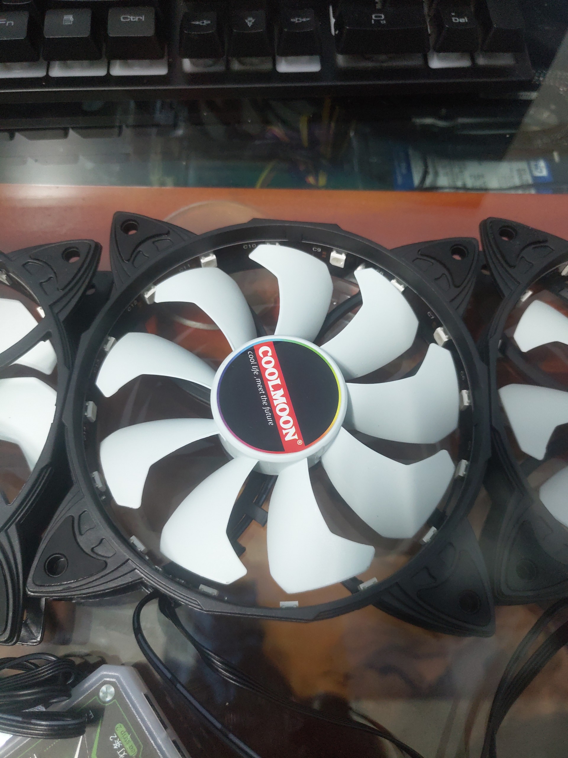 Fan Led RGB + HUB - 12cm - 6pin - 30 ĐỔI TRẢ MIỄN PHÍ.