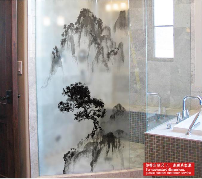 [HCM]Decal Dán Kính Cao Cấp - Núi lớn là cây ĐẠI THỤ ( 60 X116 )-DK1053