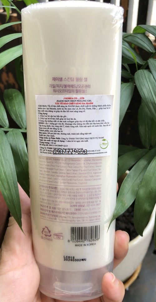TẨY TẾ BÀO CHẾT JSAEM Hàn Quốc 150ml