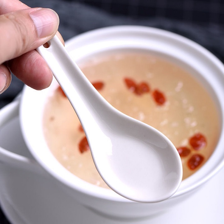 Sét 20 Thìa trắng sứ giá sỉ