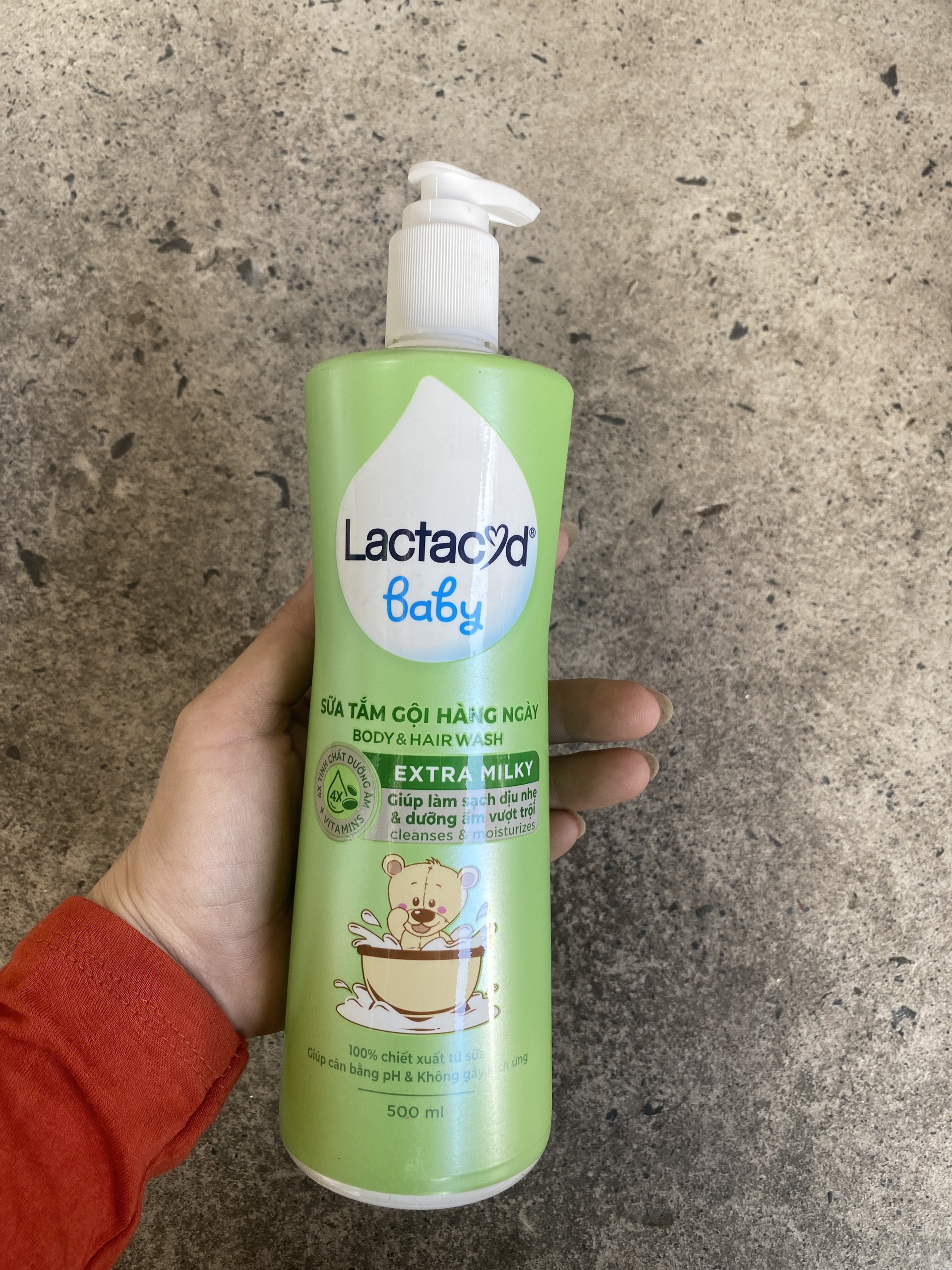 Sữa tắm cho trẻ sơ sinh Lactacyd  Extra Milky giúp làm sạch dịu nhẹ và dưỡng ẩm vượt trội không gây kích ứng_Xanhla