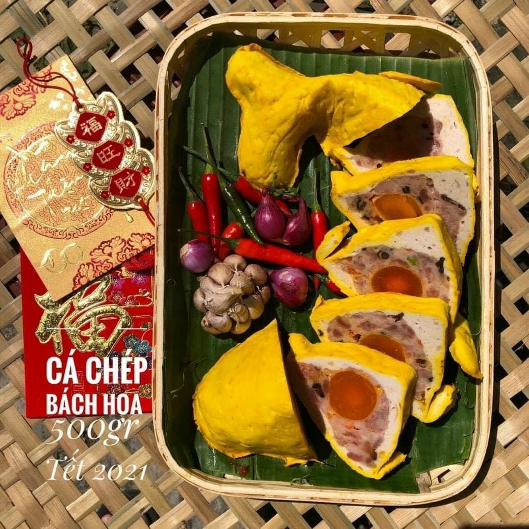 Chả hoa cá chép con 500gr (giao hoả tốc tpchm)