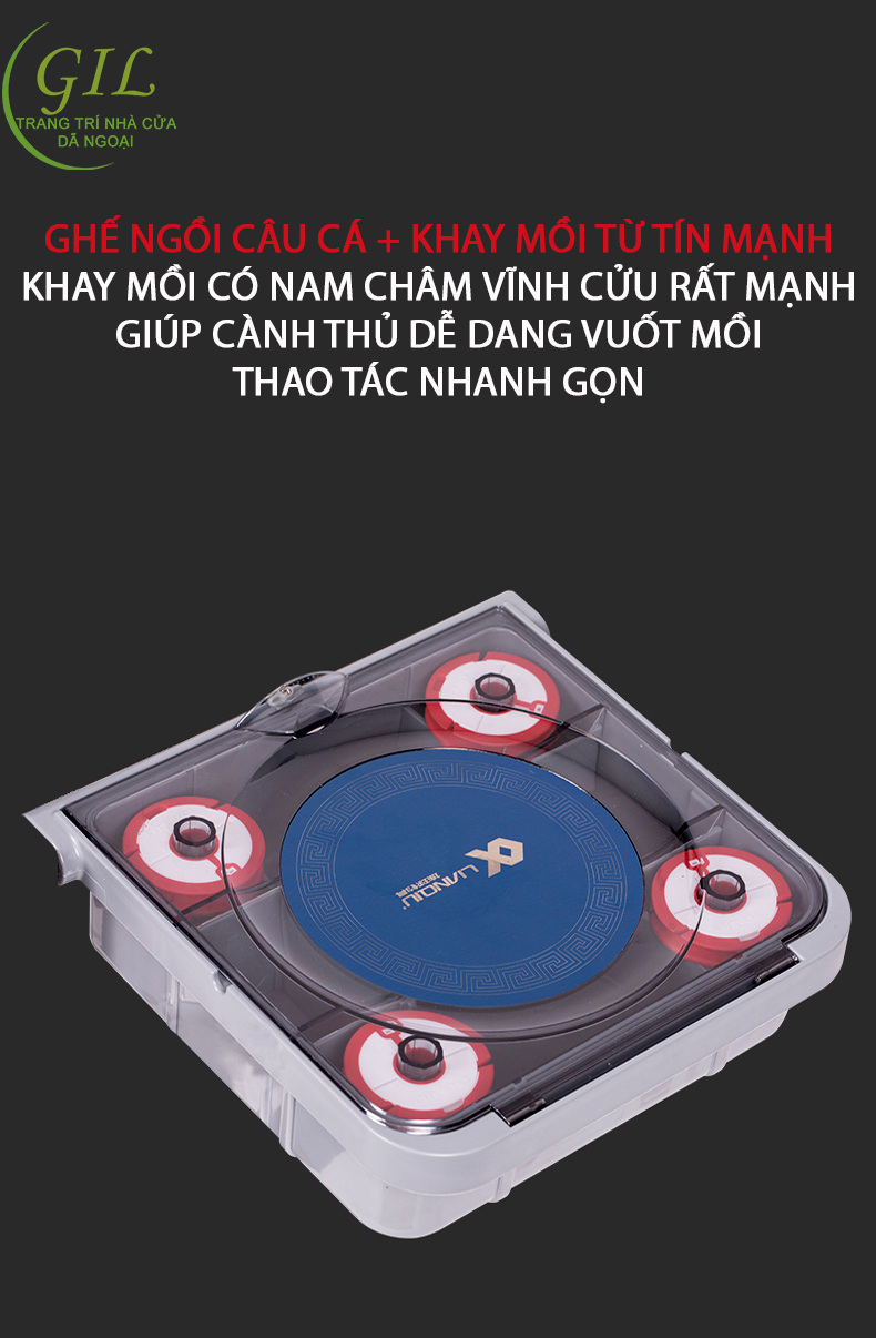 Ghế ngồi câu cá địa hình cao cấp 07