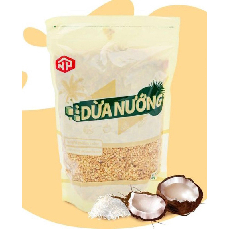 VỤN DỪA NƯỚNG GÓI 1KG, HÀNG NHẬP KHẨU