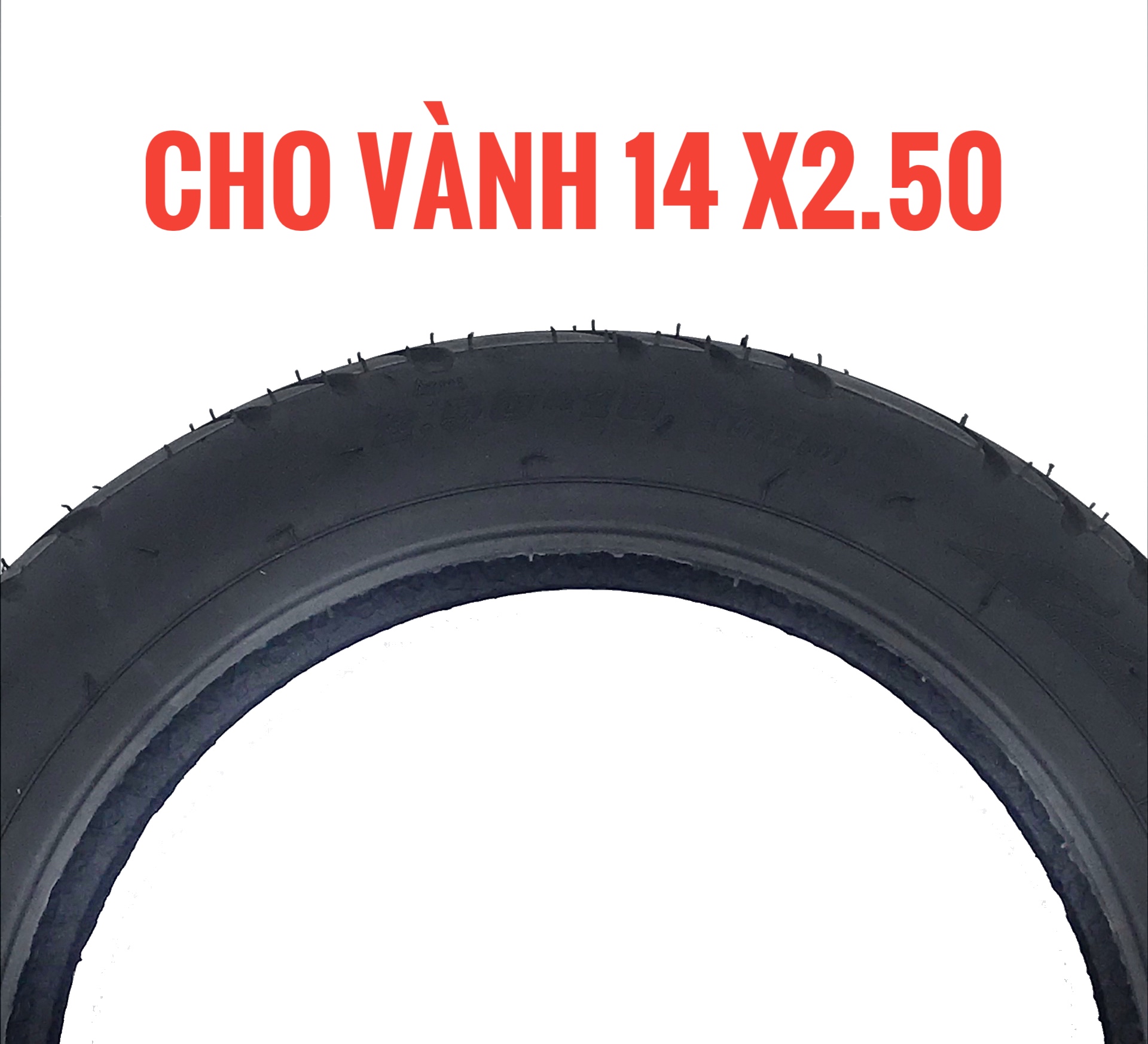 Set of 2 electric bicycle tyre 14x2.50