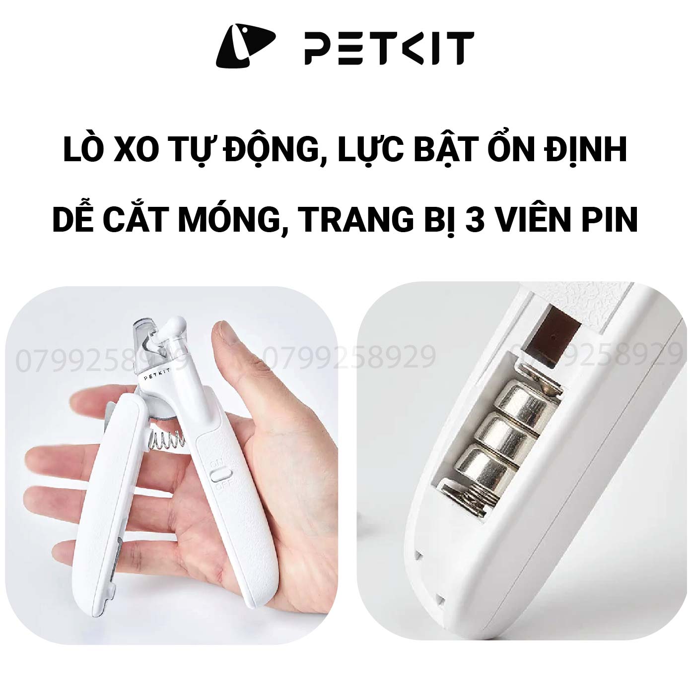 Kìm Bấm Cắt Móng Cho Chó Mèo Petkit Nail Clippers