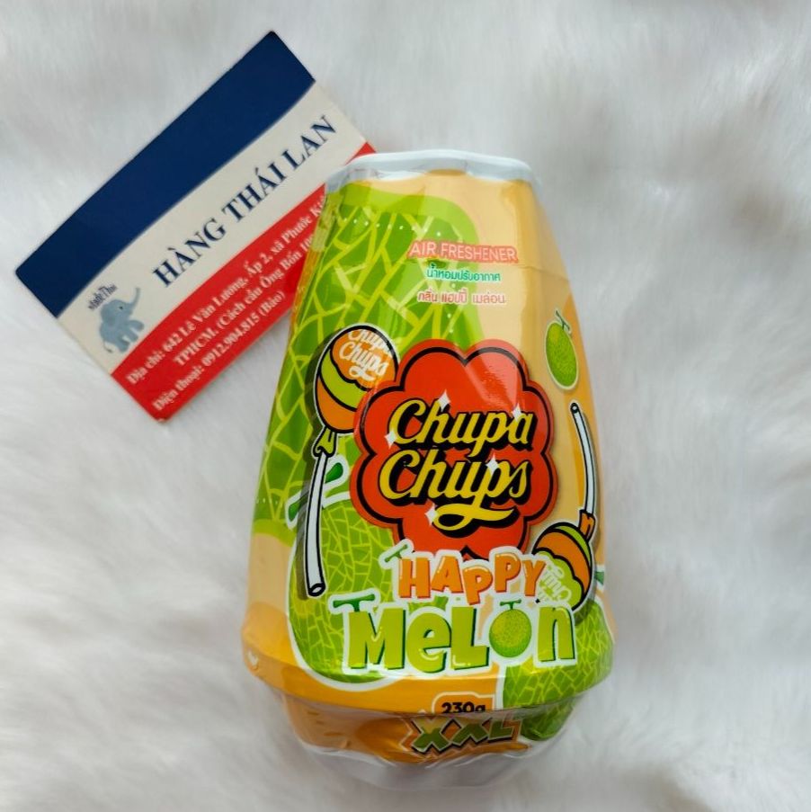 Sáp thơm chupa chups thái lan 230g hương dưa lưới - chupa chups happy melon