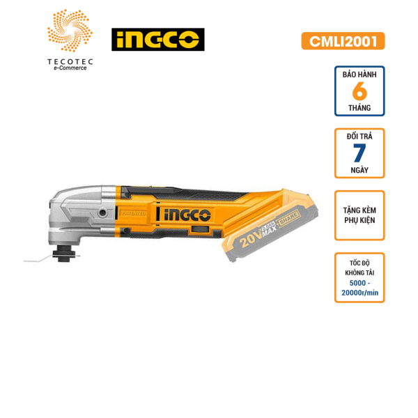 Máy cắt rung đa năng dùng pin INGCO CMLI2001 [Chính hãng] [Bảo hành 6 tháng] [Có sẵn]