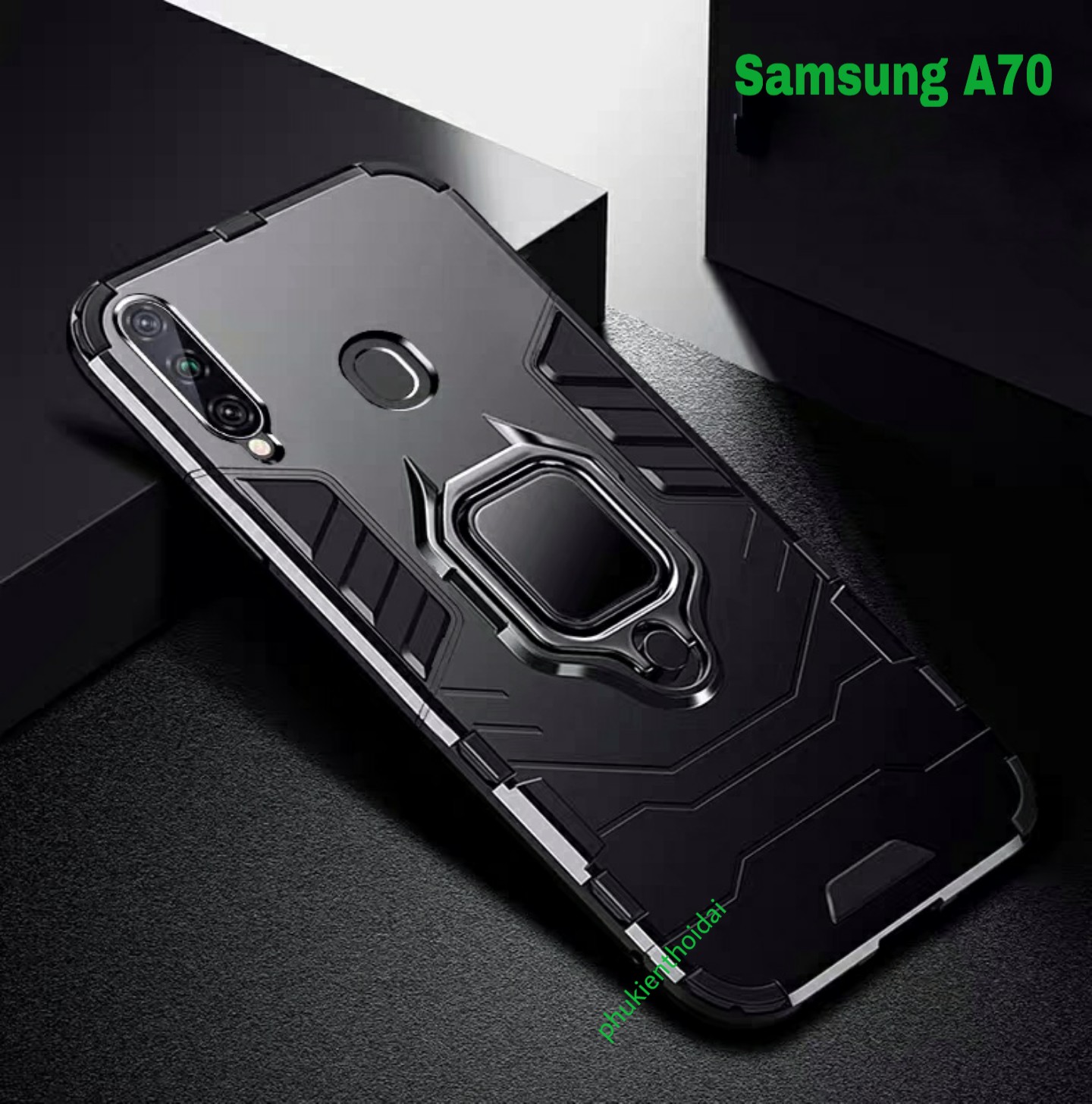 Ốp lưng Samsung Galaxy A70 Iron Man Iring chống sốc trên 2 mét siêu bền