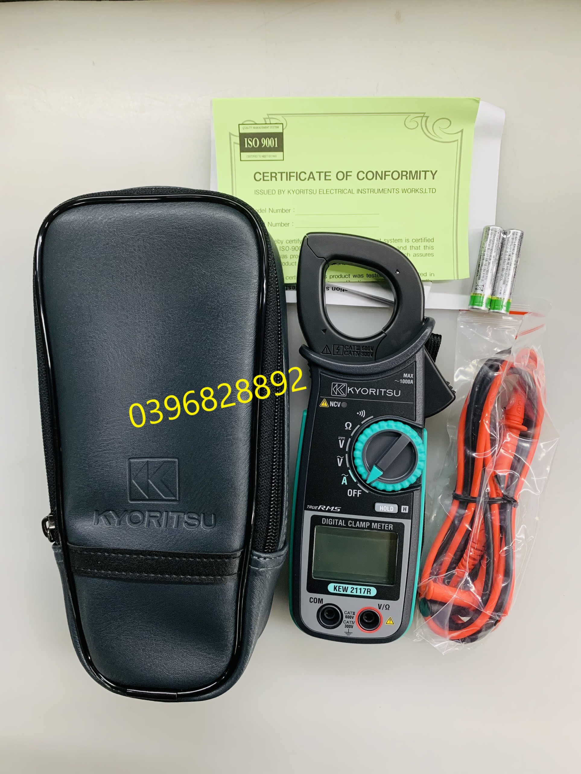 Ampe kìm AC KYORITSU 2117R (1000A, 600V) - Bảo hành 12 tháng