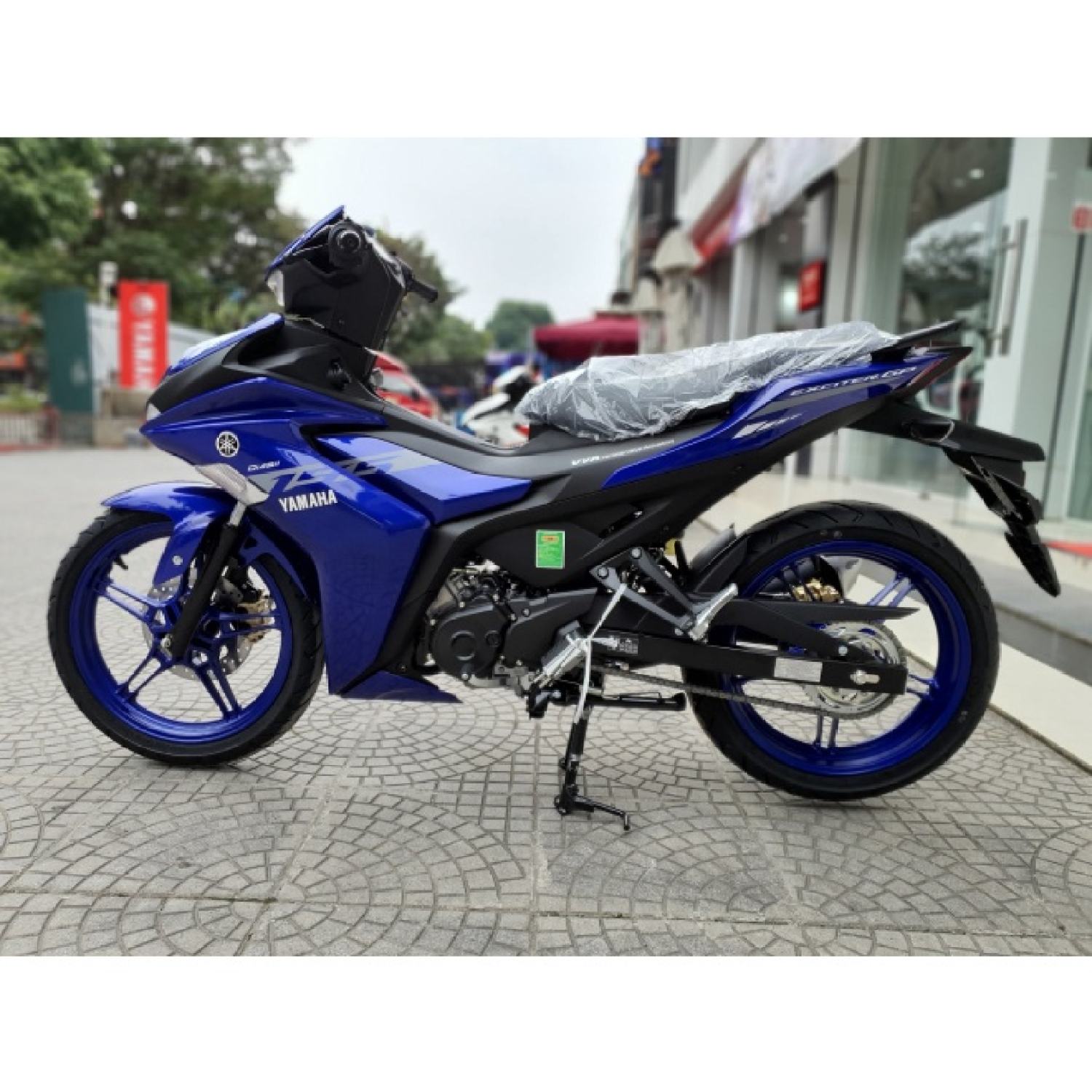 Tem exciter 155 xanh gp 2022 - tem chuẩn