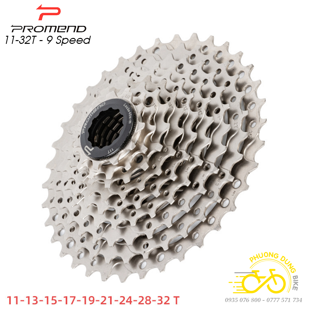 Líp thả líp 9 xe đạp PROMEND 11-32T