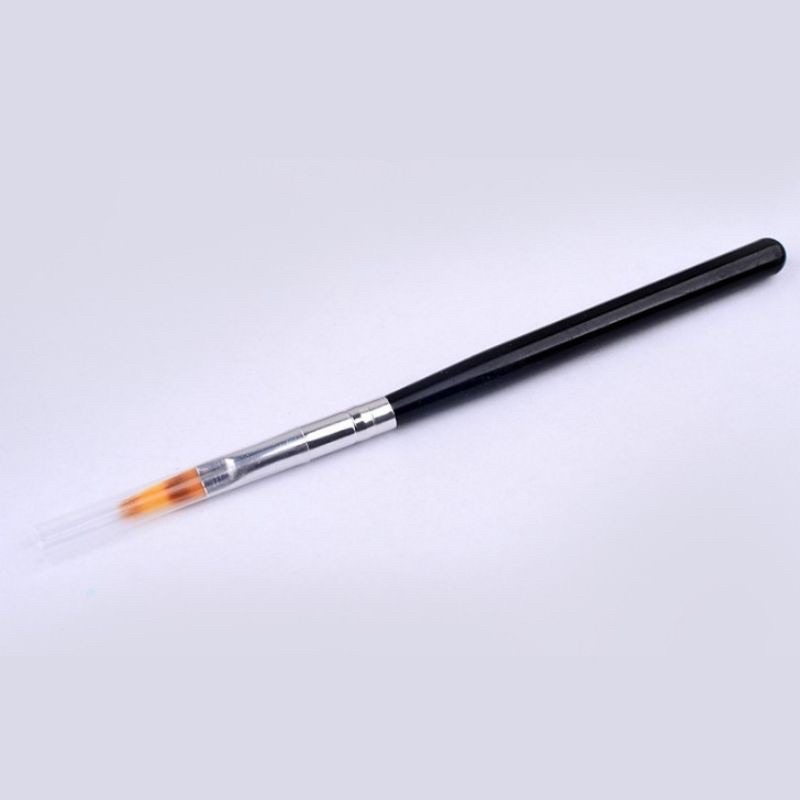 Cọ ombre lông thưa cán gỗ làm nail