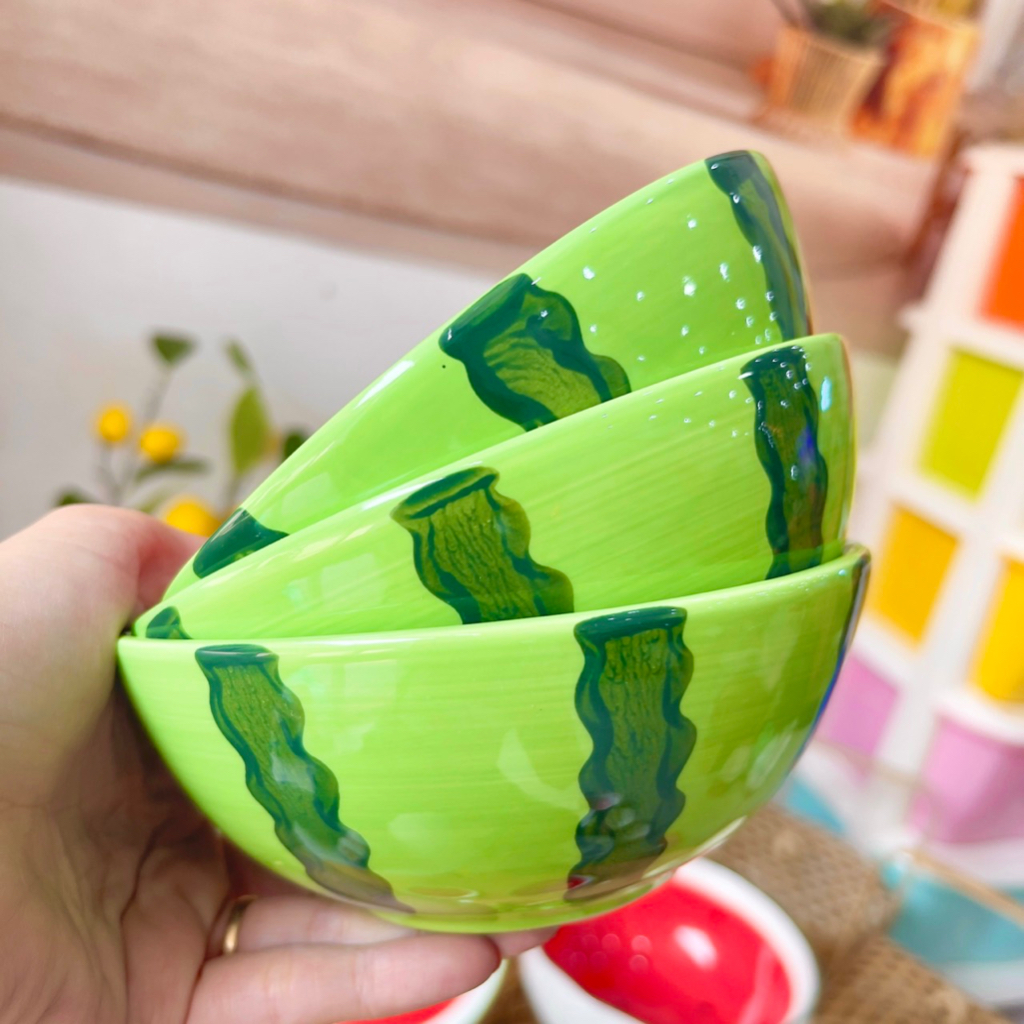 BÁT ĐĨA SỨ DECOR- BÁT ĂN CƠM- BÁT ĐĨA DƯA HẤU