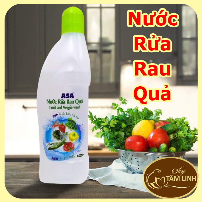 Nước rửa rau quả asa 600ml