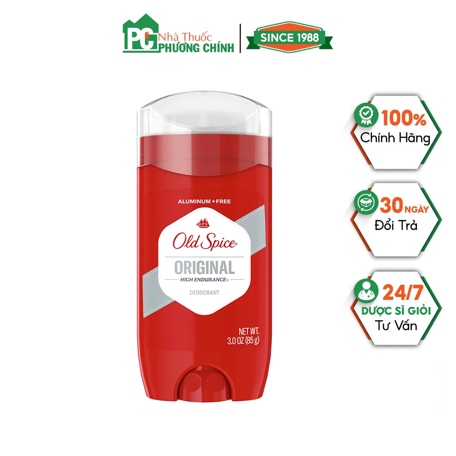 Lăn Khử Mùi Old Spice Original High Endurance 85g (Sáp Xanh)