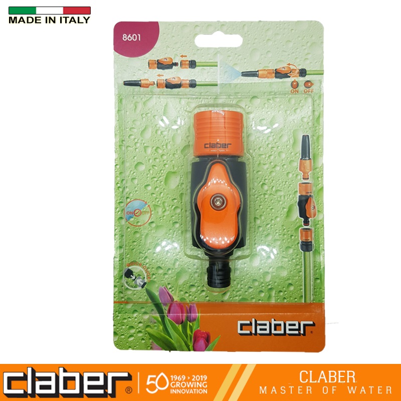 Khớp nối nhanh có van khóa Claber 8601