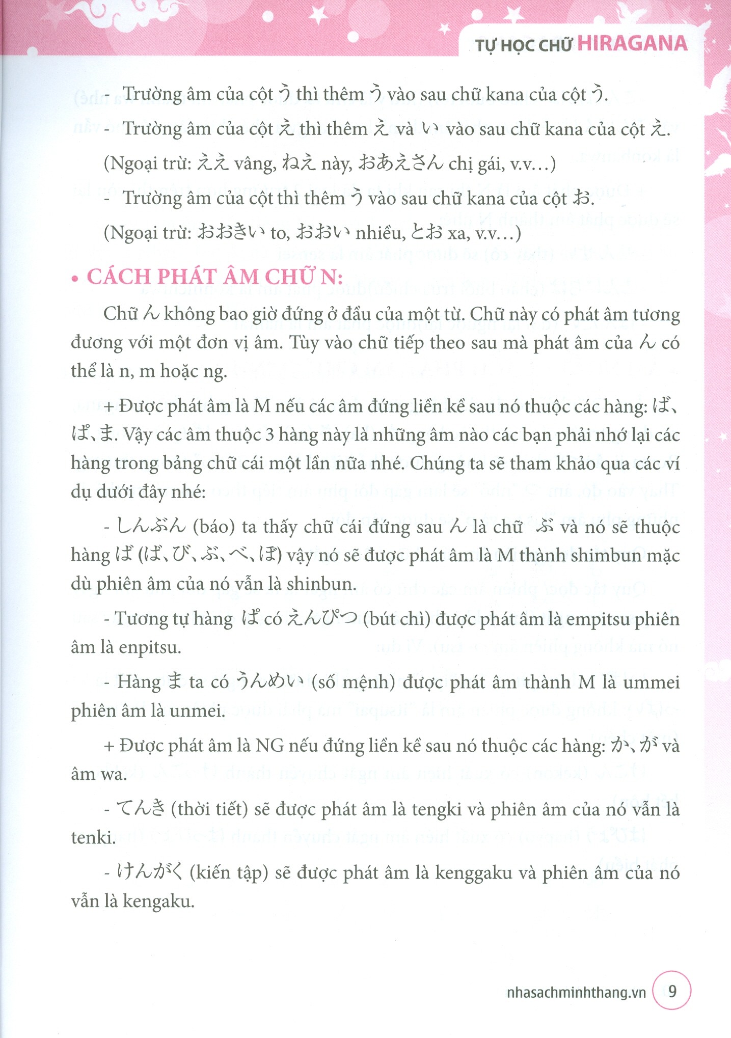 Tự Học Chữ Hiragana - Nihongo Kyoukasho