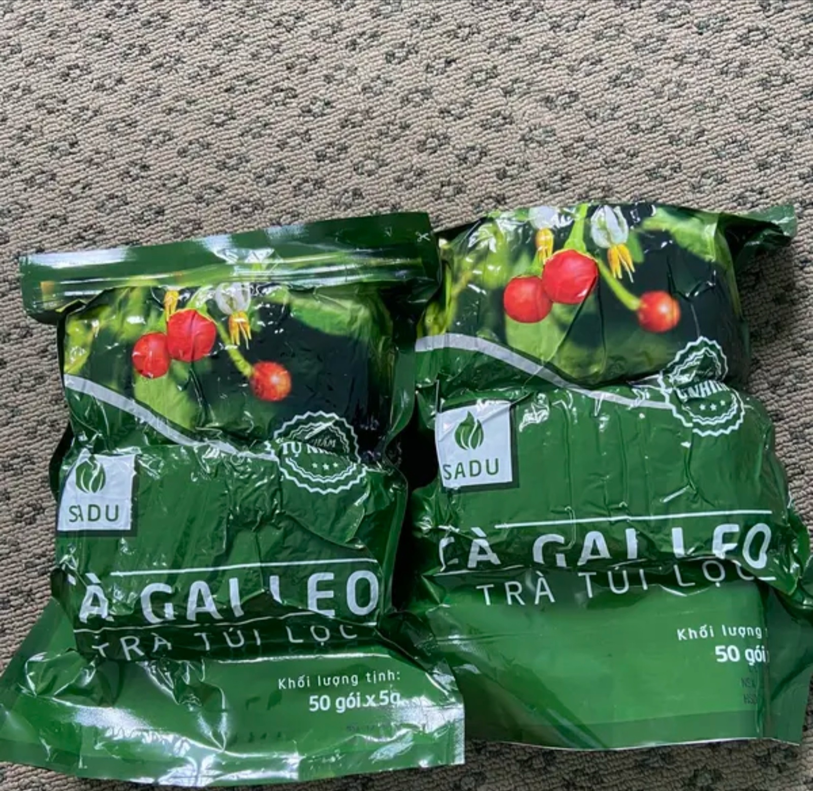 [500gr] Trà túi lọc Cà Gai Leo SaDu,(100 túi lọc) Tea