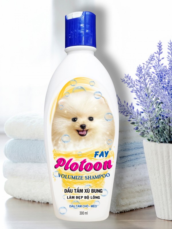 [HCM]SỮA TẮM PLOTOON 300ML CHO POÔDLE SAMOYED BICHON POMẺANIAN... CHÓ LÔNG XÙ BUNG