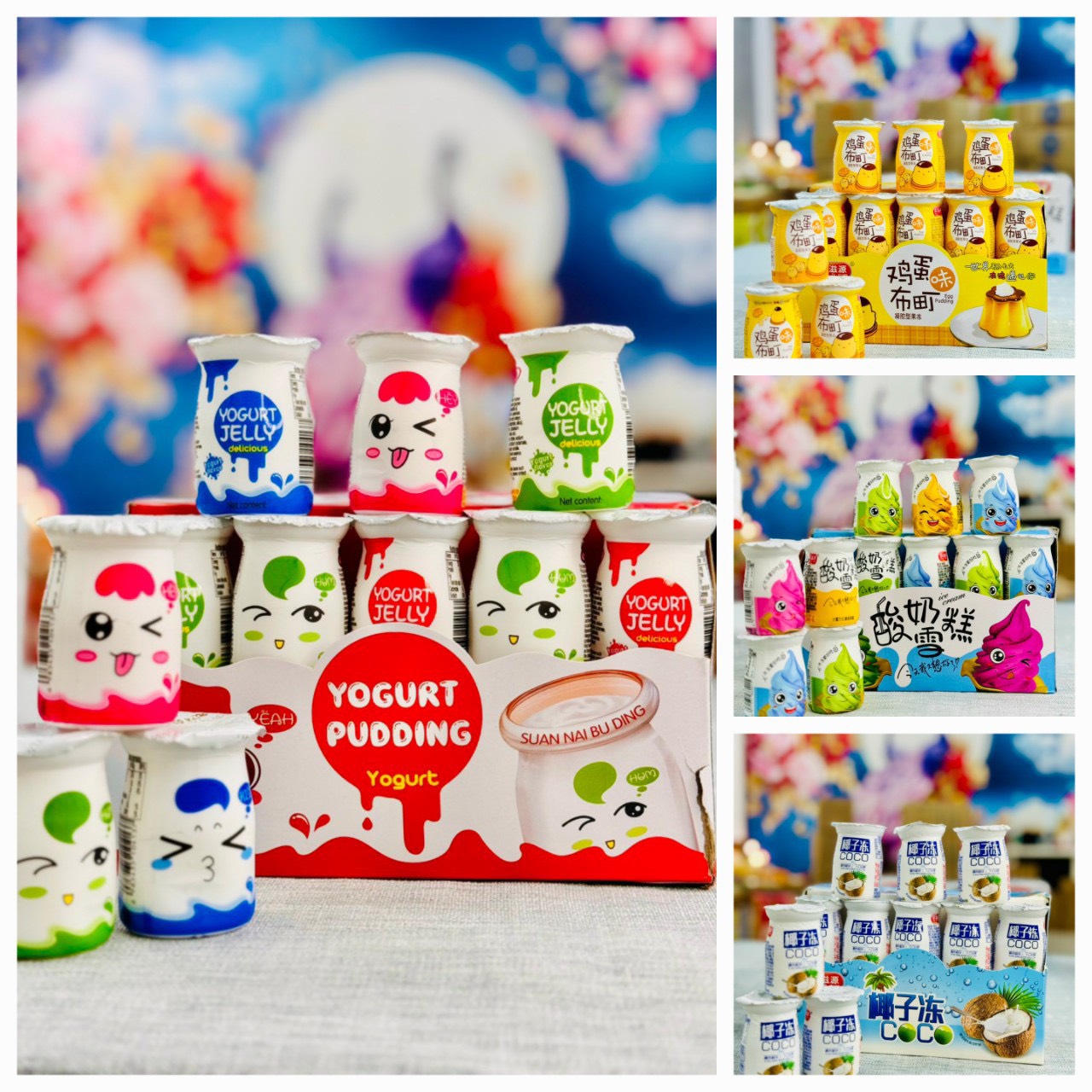 Thạch Pudding Yogurt - Pudding Trứng Siêu Ngon - Giá Dùng Thử 3k/Hộp [SIÊU RẺ]