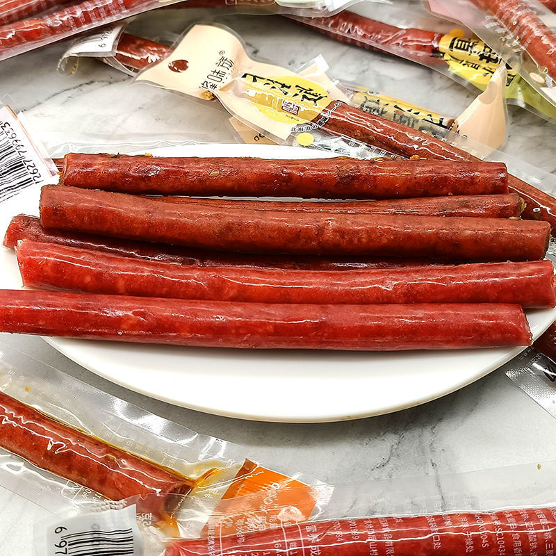 Lạp xưởng thanh cay - lạp sườn nướng cay siêu ngon - gói 15g - taiwan foods