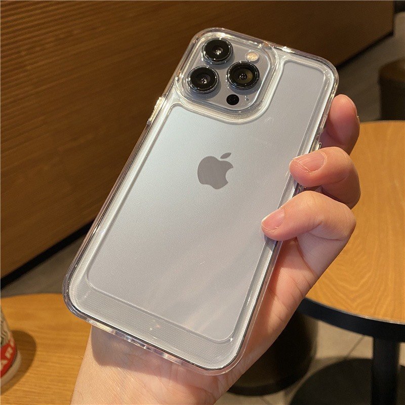 Ốp lưng trong suốt iphone 14 Pro max 13 Pro max 12 Pro max 11 Pro max SPACE cao cấp hạn chế ố vàng tối đa, viền cứng chắc chắn | Lazada Việt Nam