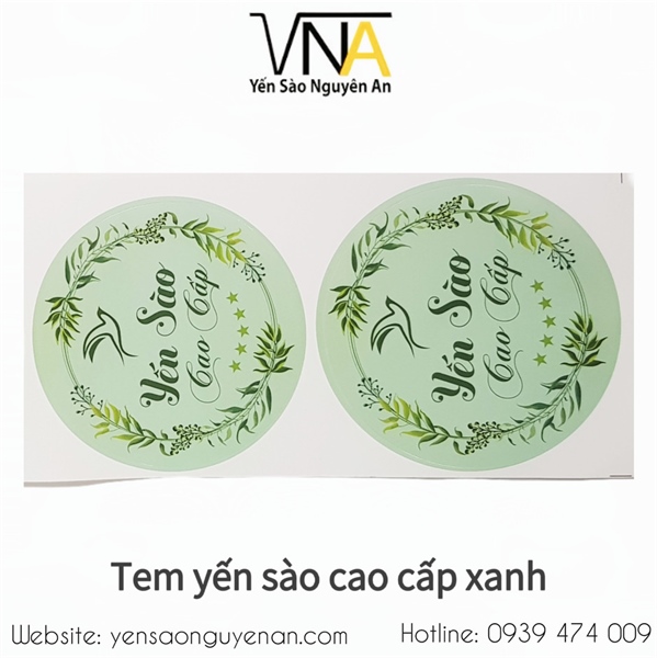 [SP000632 - 10] COMBO 10 TỜ TEM YẾN SÀO CAO CẤP VÀNG