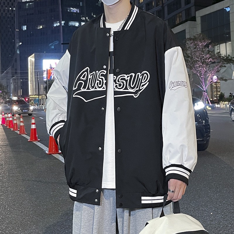 Áo khoác dù bomber bóng chày aussup cực ngầu