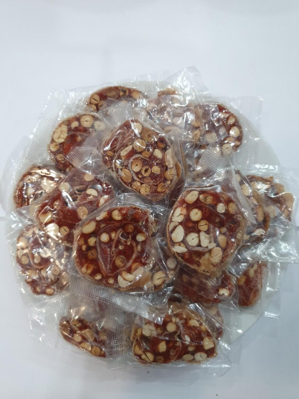 500G Kẹo chuối cuộn bánh tráng Bến Tre