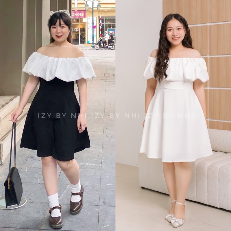 Váy đầm trễ vai dự tiệc công chúa bigsize twilight dress izybynhi