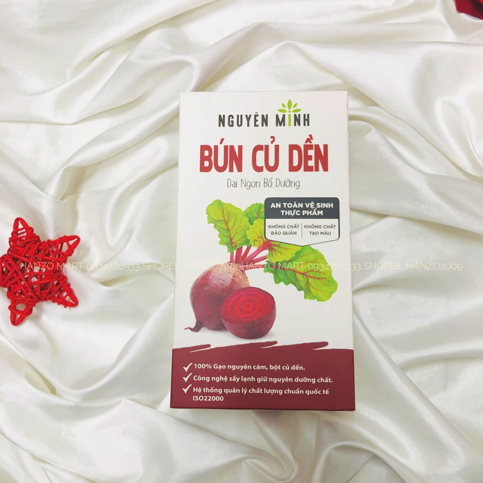 Mì bún rau củ Nguyên Minh cho bé ăn dặm bí đỏ/khoai lang/củ dền/chùm ngây 300gr