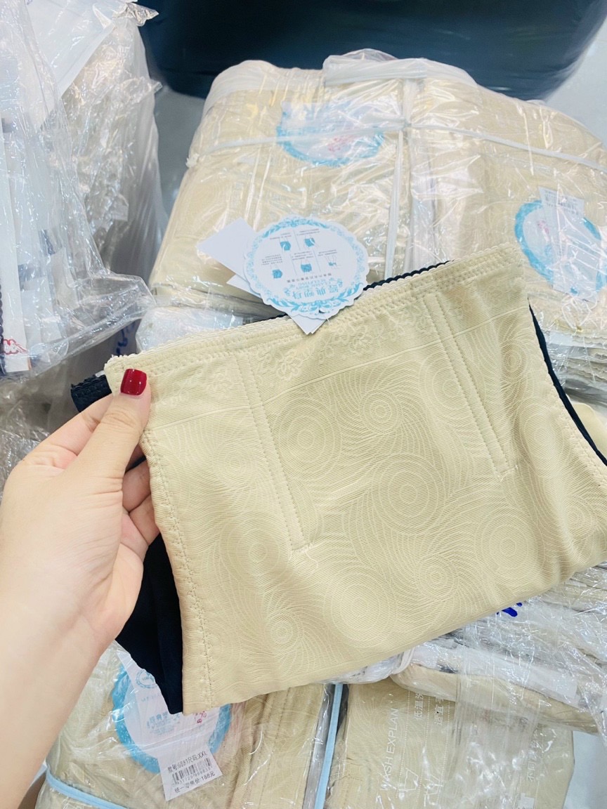 Quần lót su gấm gen bụng - nâng mông chống cuộn 6882