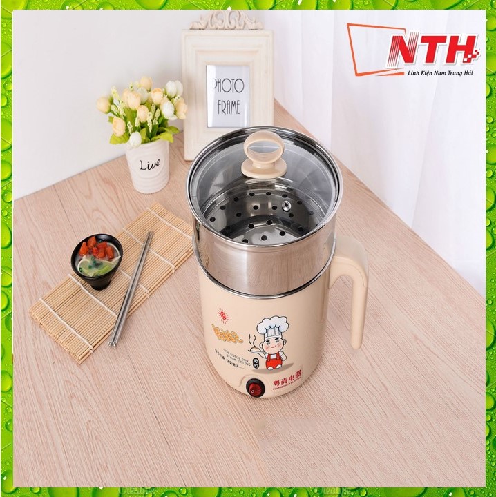 Ca nấu mì đa năng 18cm ( LỒNG HẤP INOX )