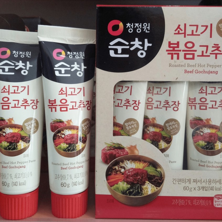 Gochujang trộn cơm thịt bò Chungjungone 60g