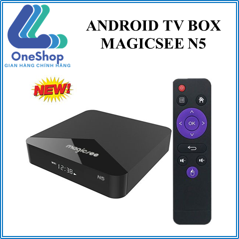 ANDROID TIVI BOX MAGICSEE N5 – ANDROID 9.0 RAM 2GB ROM 16GB – CHIP S905X
