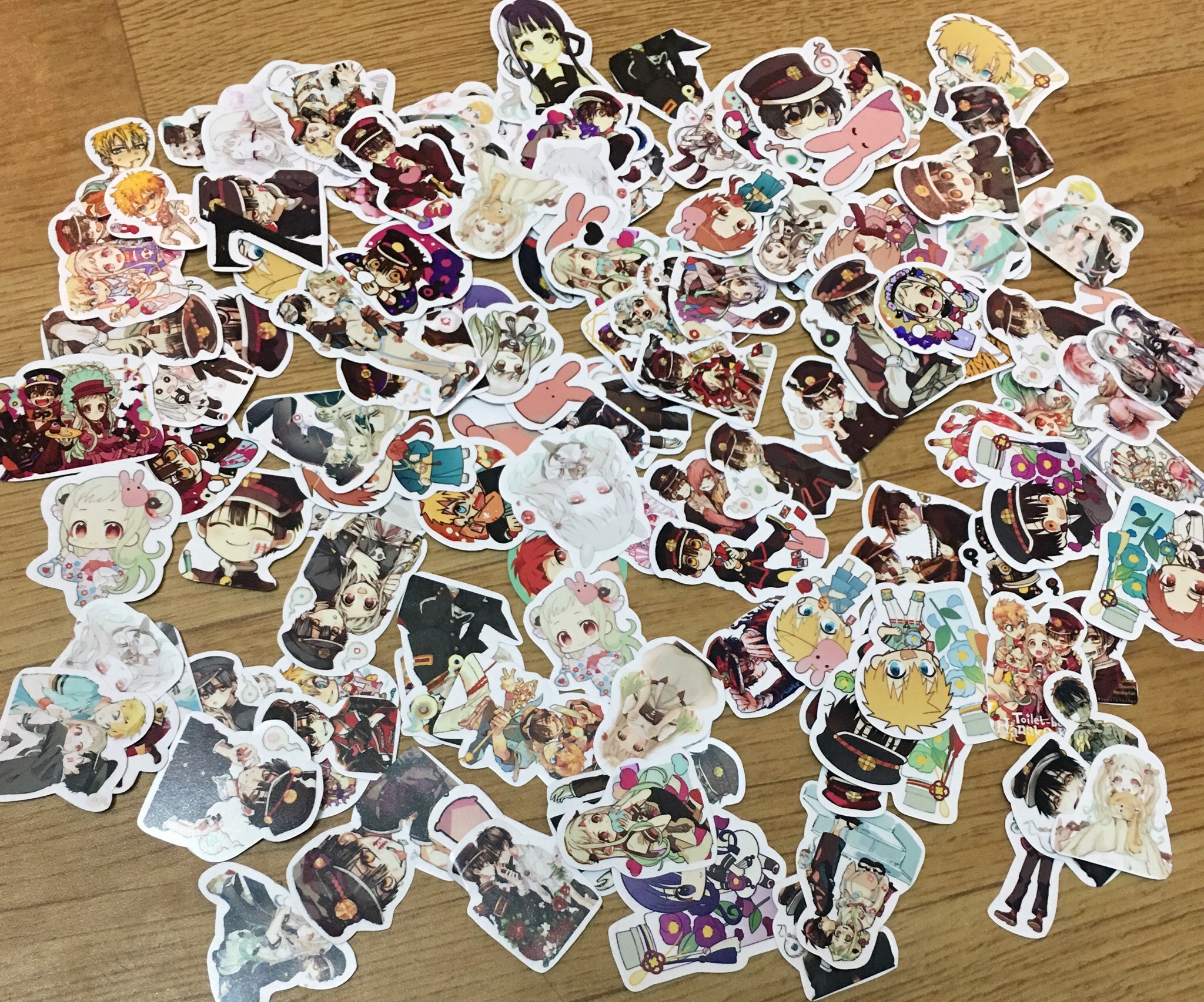 Ảnh sticker Jibaku Shounen Hanako-kun combo 30 cái