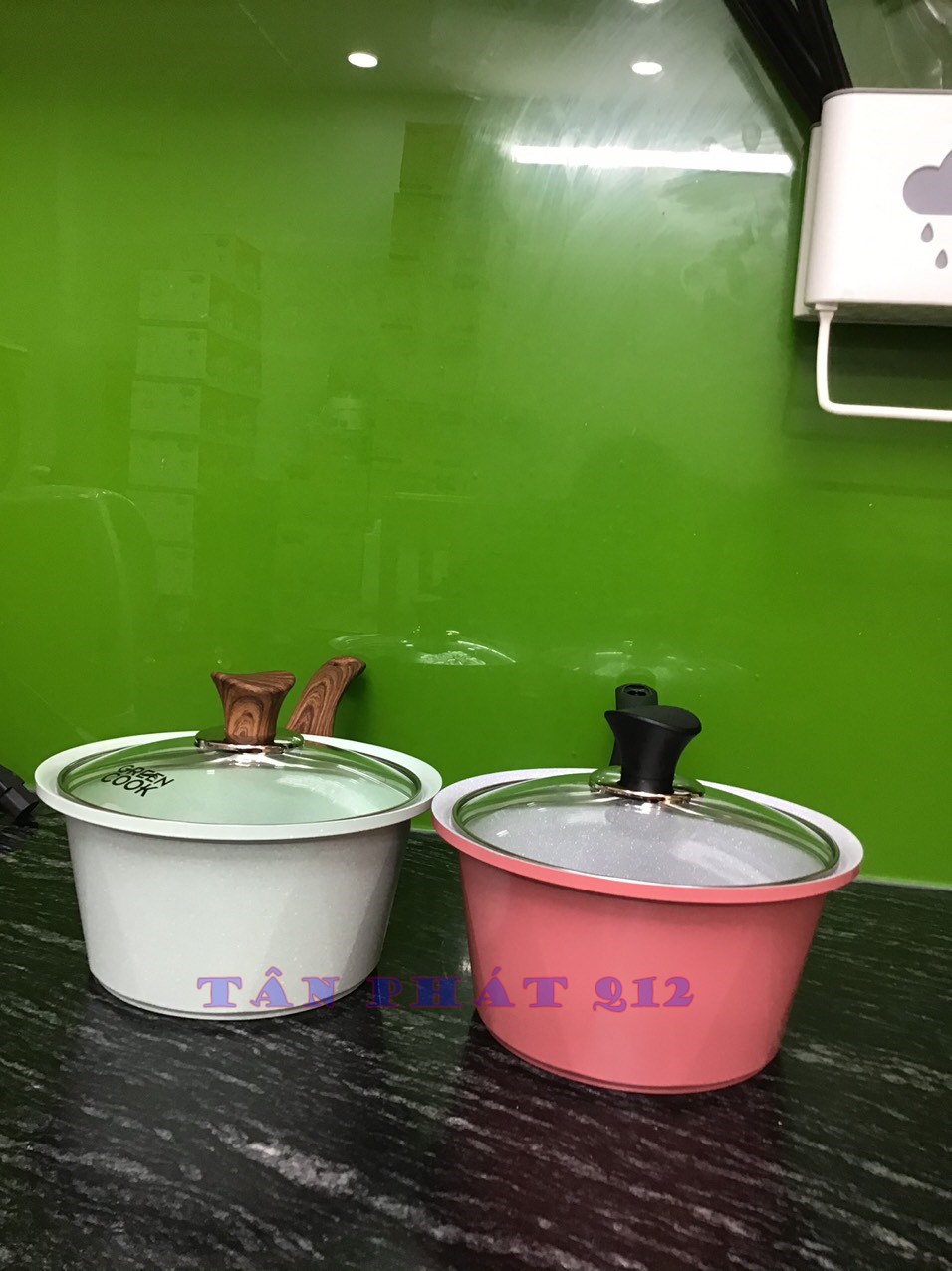 [HCM]QUÁNH ĐÚC GREEN COOK 18CM (XANH NGỌC HOẶC HỒNG)