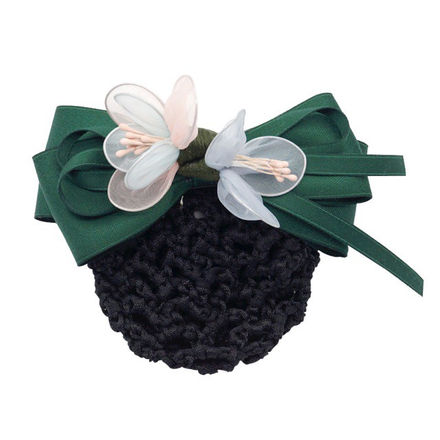 [FreeShip] Kẹp búi hoa voan Hàn quốc xanh lá❤️FREESHIP❤️ Búi tóc / Hoa cài Tóc Đẹp/ Phụ kiện cho nữ/ QUÀ TẶNG KHÁCH HÀNG