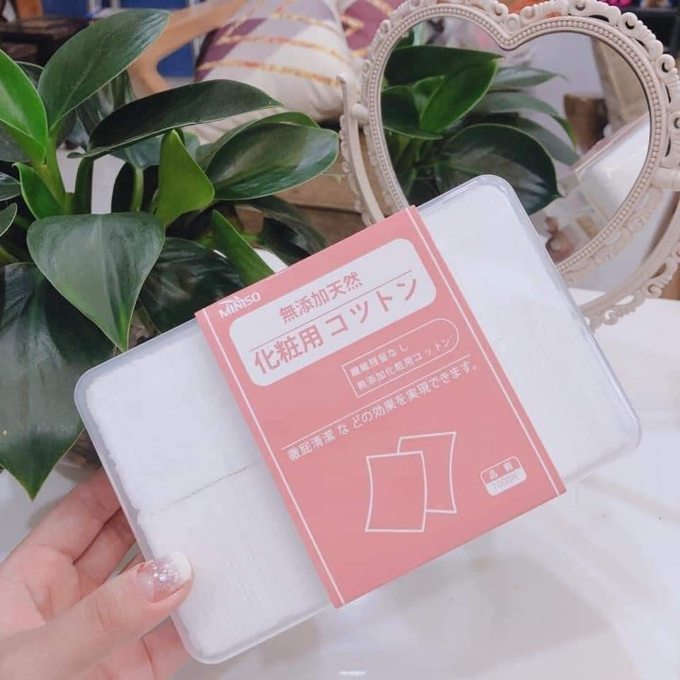 Bông Tẩy Trang Siêu Thấm Miniso - 180 Miếng