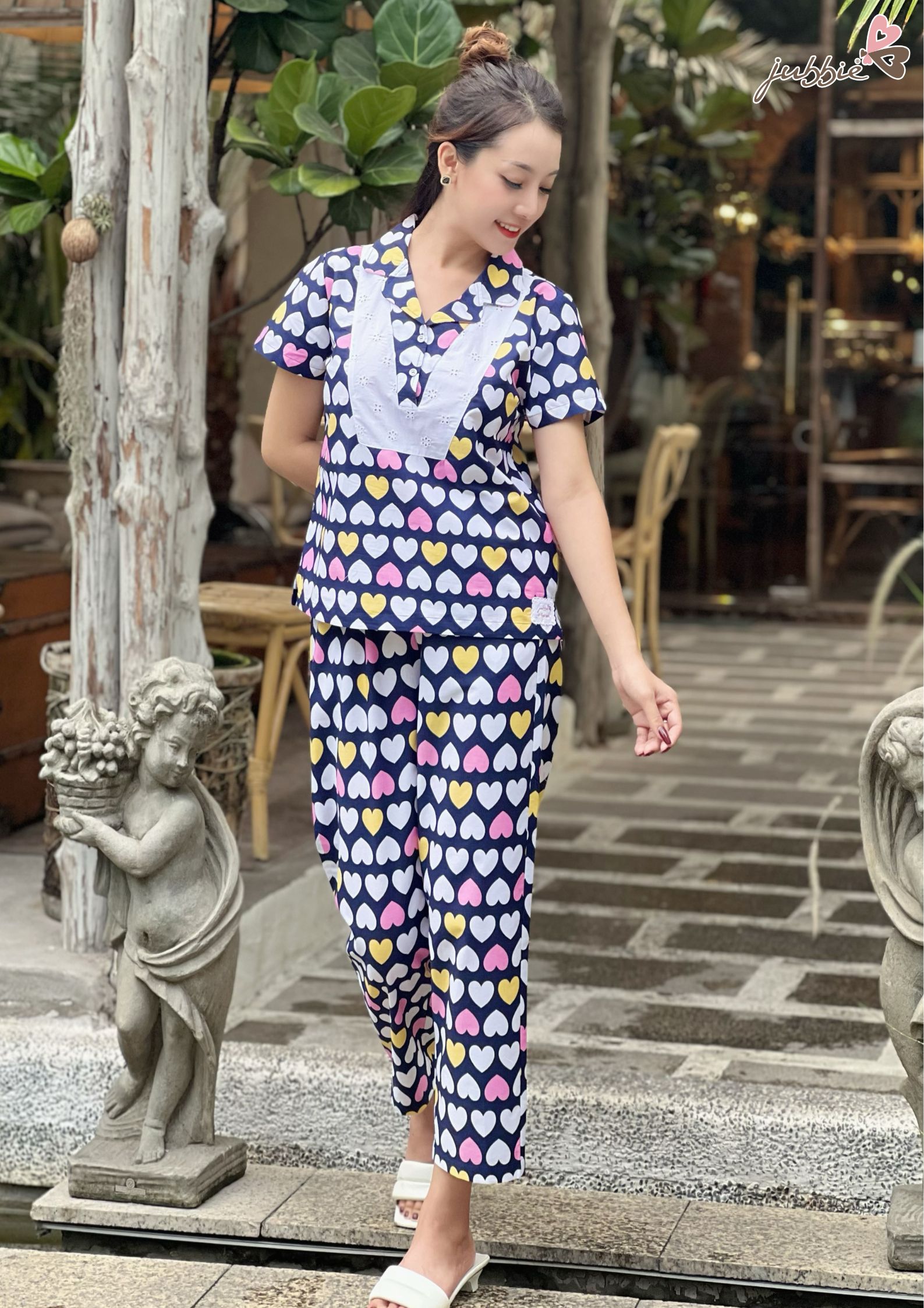 JUBBIE BỘ LỬNG MẶC NHÀ CỔ CÁCH ĐIỆU 32413