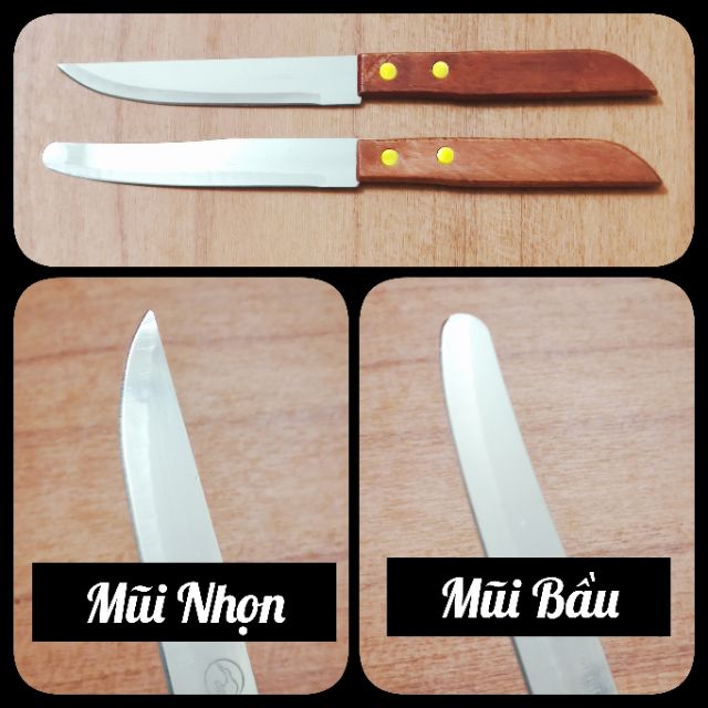 Dao Thái Lan Gọt Trái Cây Kinwi Cán Gỗ
