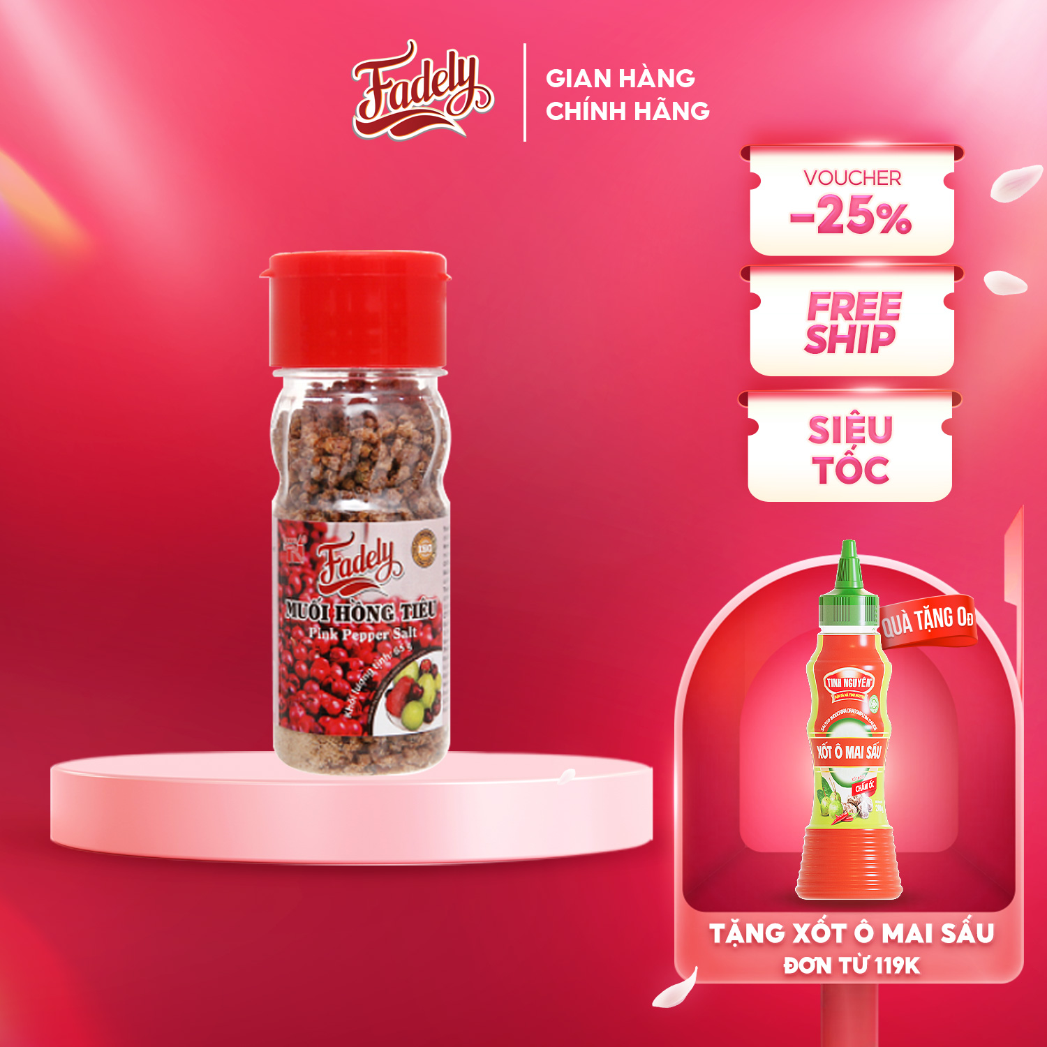 Muối Hồng Tiêu Fadely (65g)