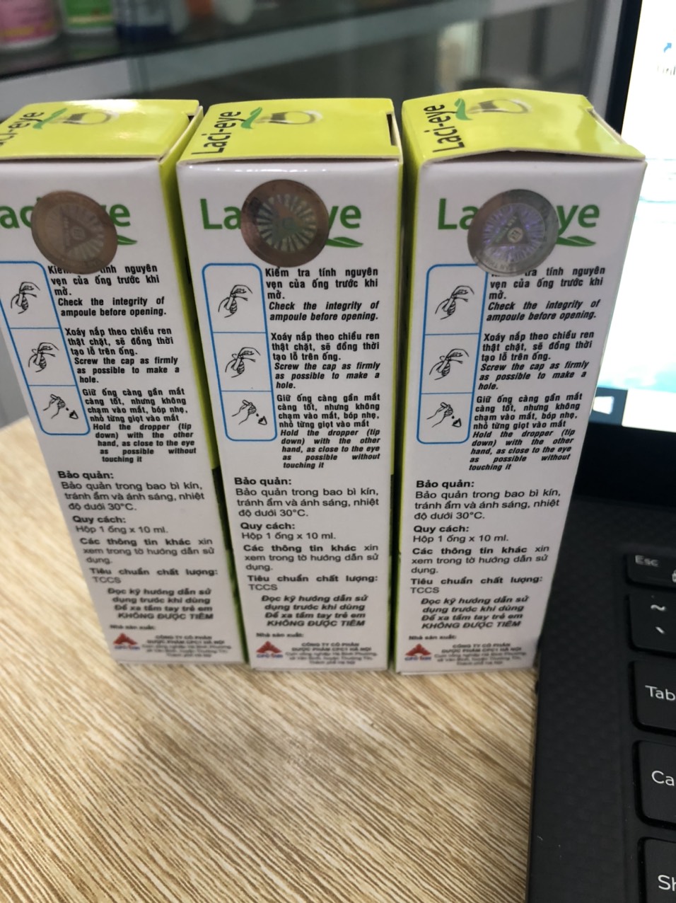 DUNG DỊCH DƯỠNG MẮT LACI_EYE ( HÀNG CHÍNH HÃNG)