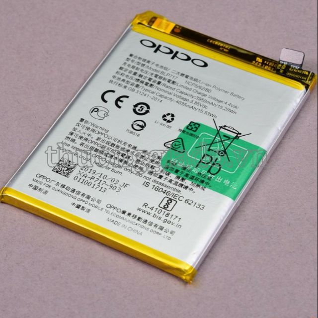 Pin Oppo Reno 2 Blp717 4035Mah bảo hành 6 tháng cam kết sản phẩm đúng mô tả chất lượng đảm bảo
