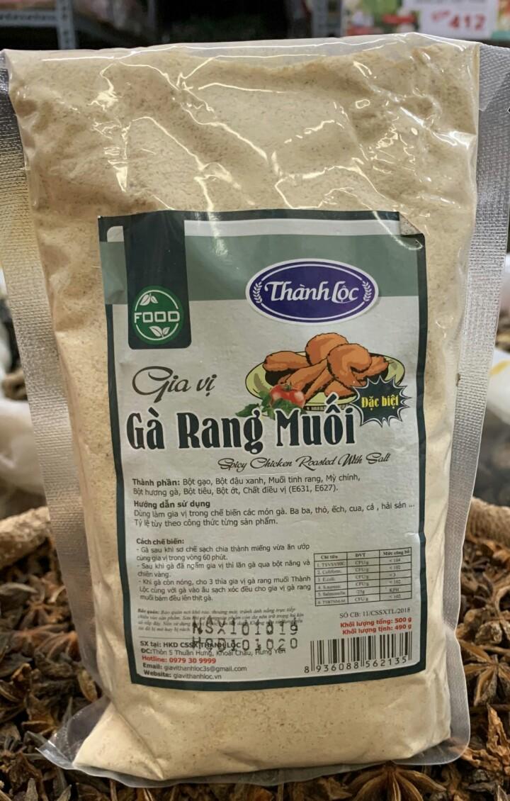 Gia vị gà rang muối gói 500gr