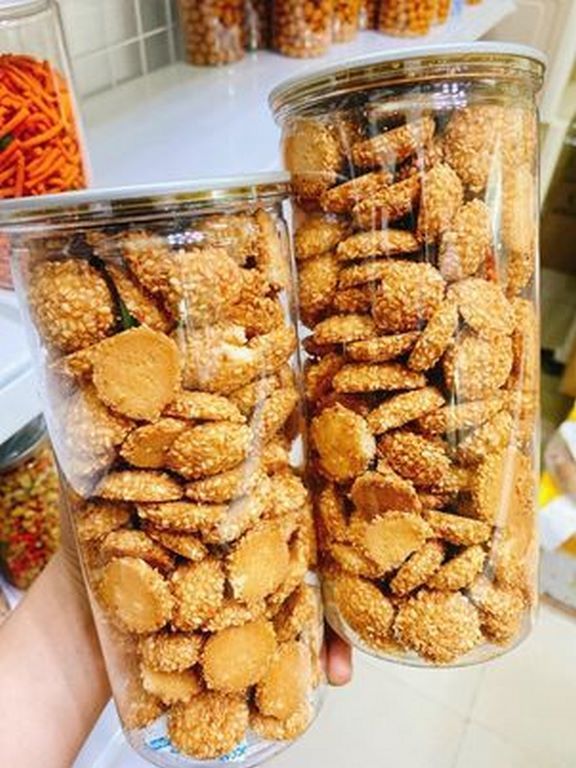 Bánh nhện mè lon pet 250g - thơm ngon